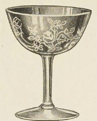 Catalog evidence for Tall Ice Cream or Champagne Glass