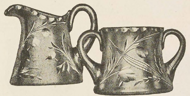 Catalog evidence for Sugar and Creamer