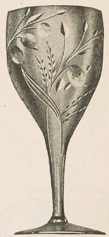 Catalog evidence for Water Goblet