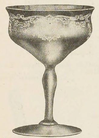 Catalog evidence for Classic Tall Ice Cream or Champagne Glass
