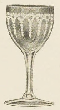 Catalog evidence for Wistaria Wine or Sherry Glass