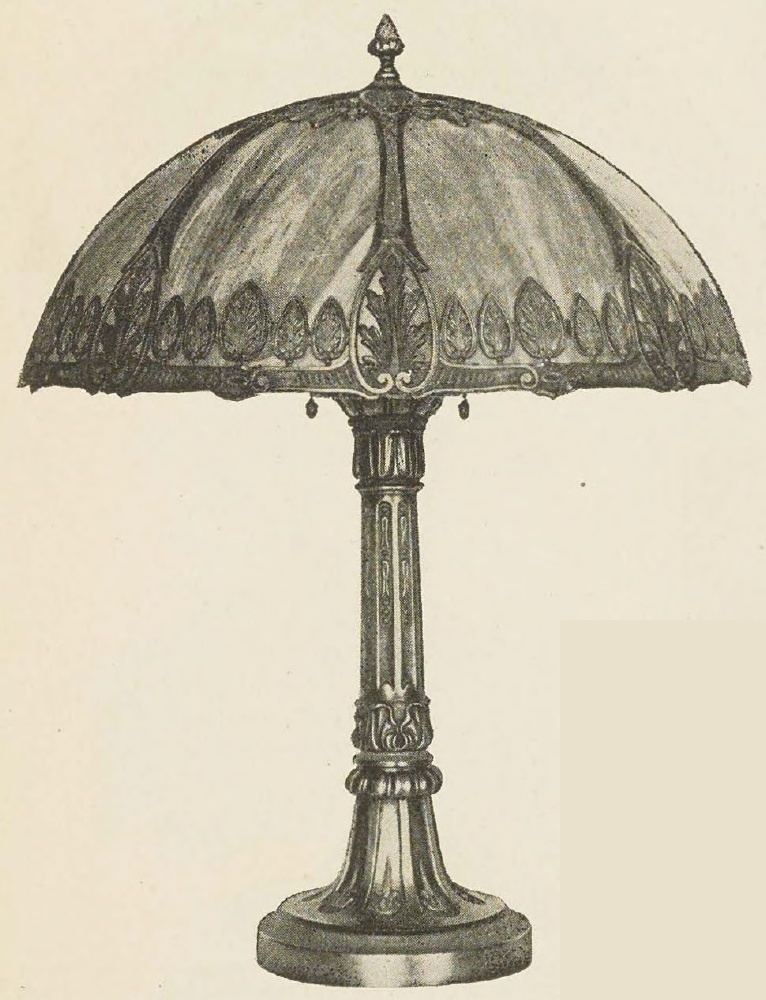 Catalog evidence for Three Light Electric Lamp