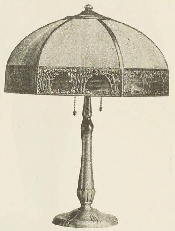 Catalog evidence for Two Light Electric Lamp