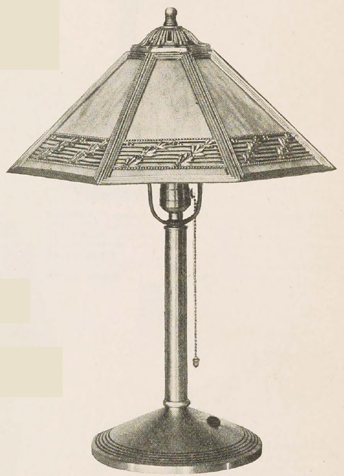 Catalog evidence for One Light Electric Lamp
