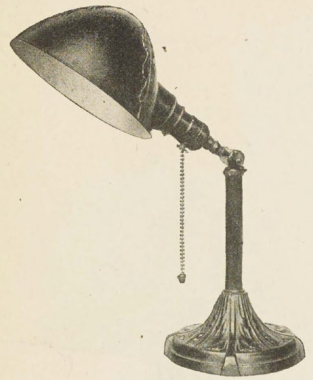 Catalog evidence for Desk or Reading Lamp