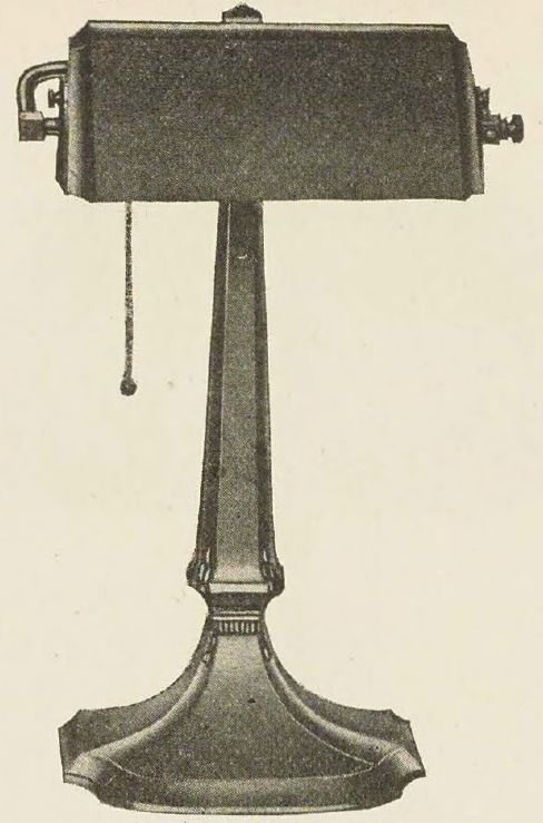 Catalog evidence for Library or Desk Lamp