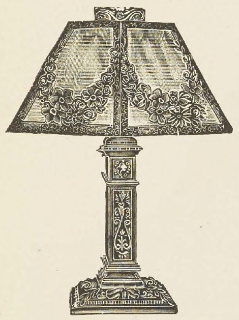 Catalog evidence for Boudoir or Desk Lamp