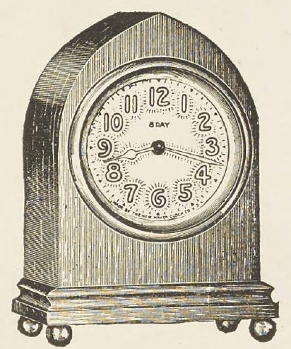 Catalog evidence for Harlee Radium Desk Clock