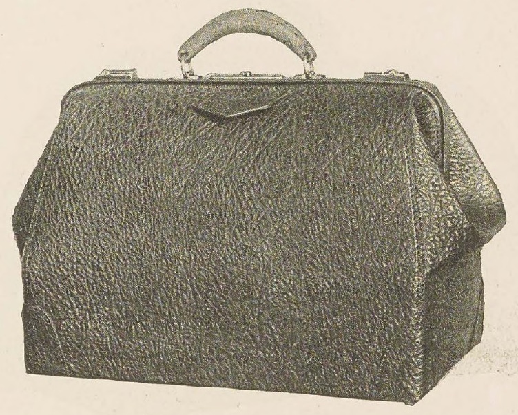 Catalog evidence for Genuine Grain Leather Bag