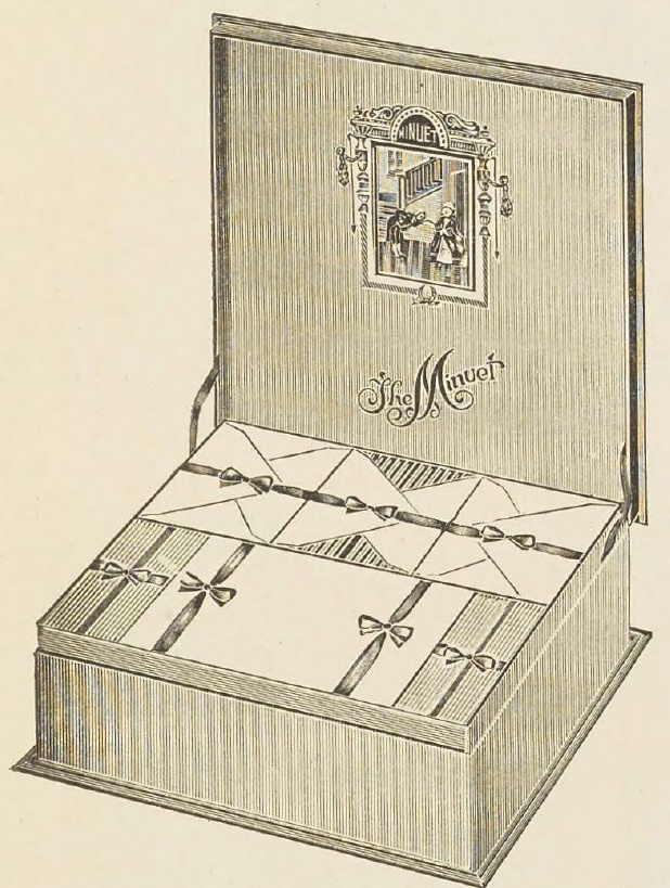 Catalog evidence for The Minuet Boxed Stationery