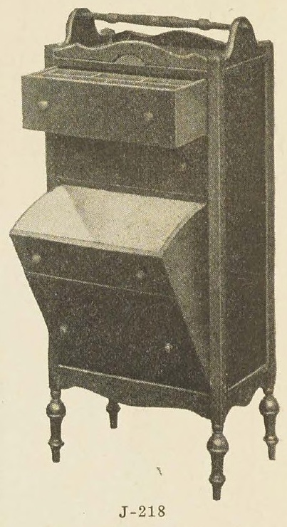 Catalog evidence for Betsy Ross Sewing Cabinet J218