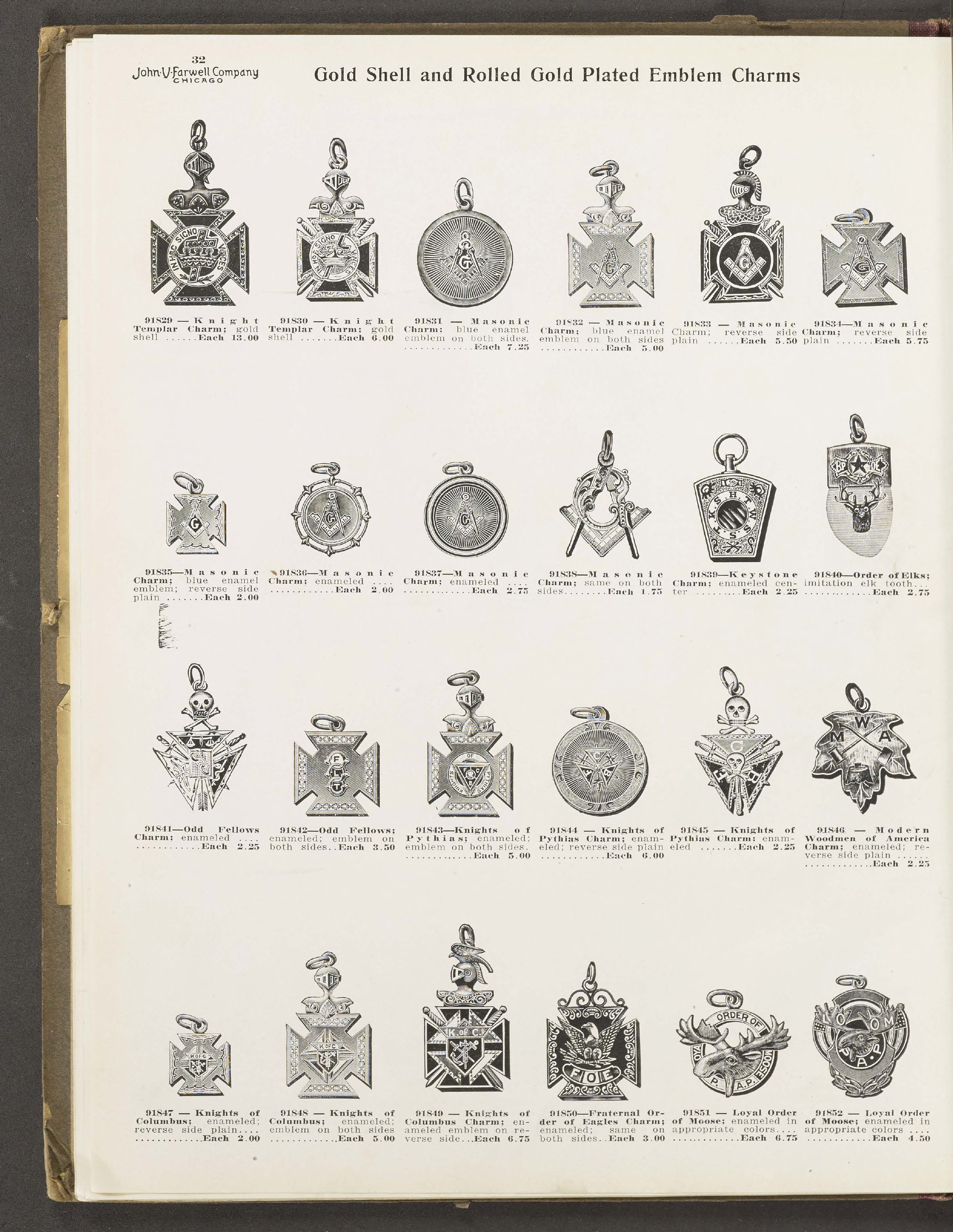 Original catalog page