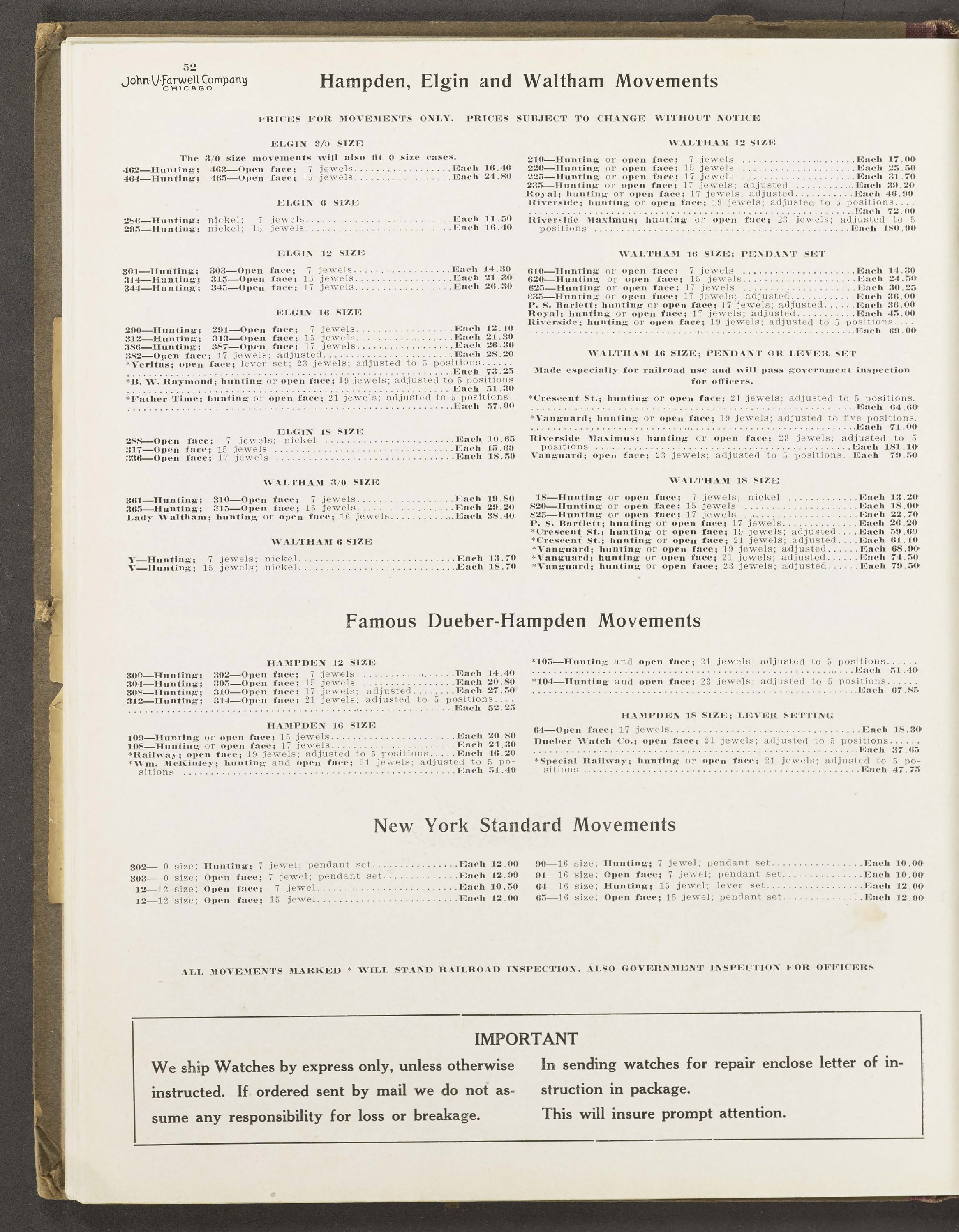 Original catalog page