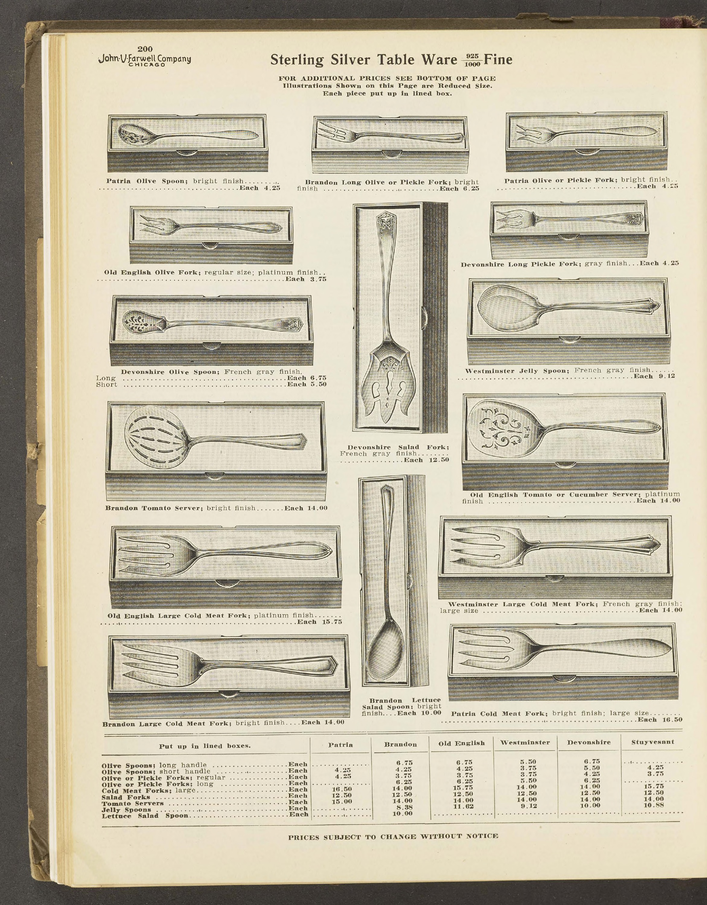 Original catalog page