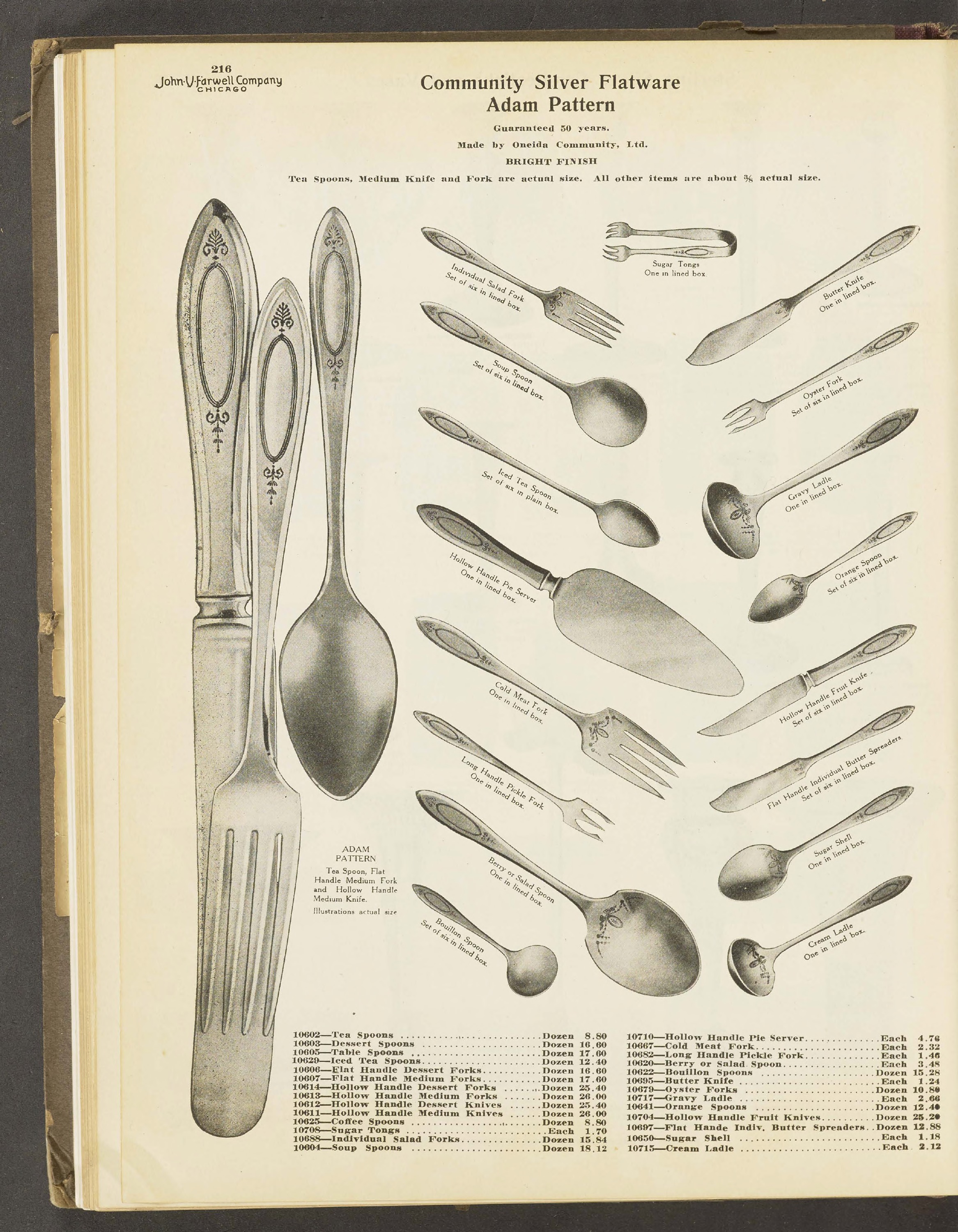 Original catalog page