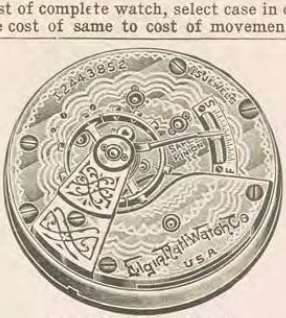 Catalog evidence for Watch movement · No. 316