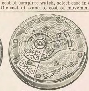 Catalog evidence for Watch movement · No. 317