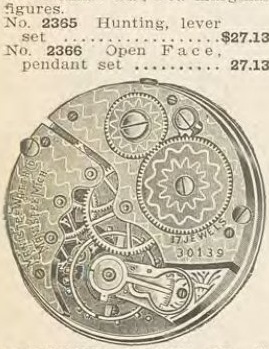 Catalog evidence for Watch movement · No. 2374