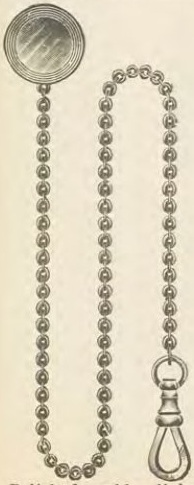 Catalog evidence for Chain / fob · No. 2716