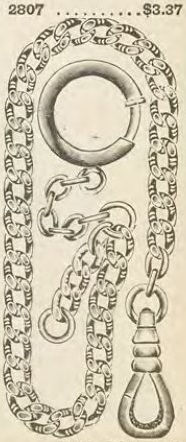 Catalog evidence for Chain / fob · No. 2813