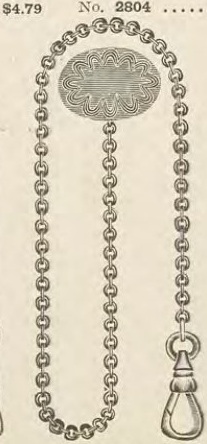 Catalog evidence for Chain / fob · No. 2809