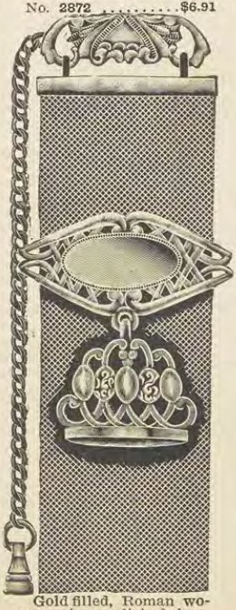Catalog evidence for Chain / fob · No. 2877