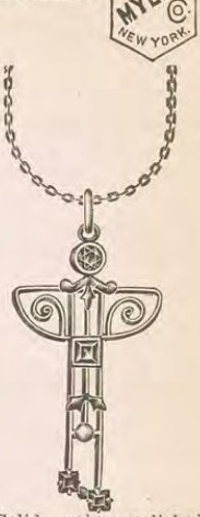 Catalog evidence for Chain / fob · No. 3262
