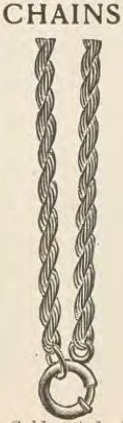 Catalog evidence for Chain / fob · No. 3346