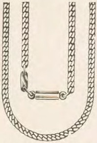 Catalog evidence for Chain / fob · No. 3436