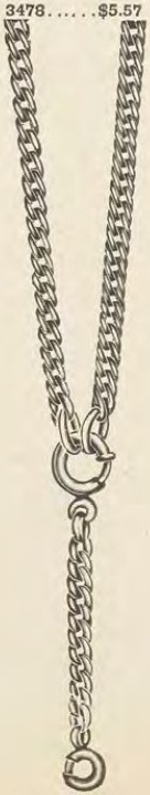 Catalog evidence for Chain / fob · No. 3484