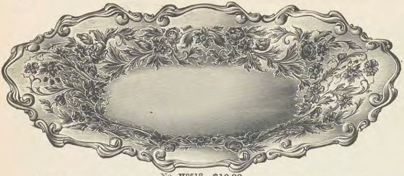 Catalog evidence for Silverware · No. H2518
