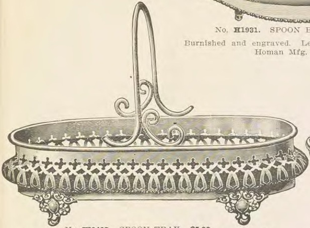 Catalog evidence for Flatware · No. W0423