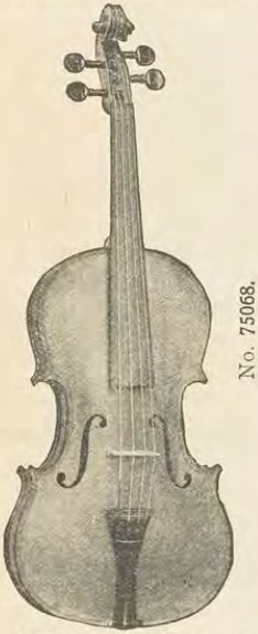 Catalog evidence for Violin · No. 75068