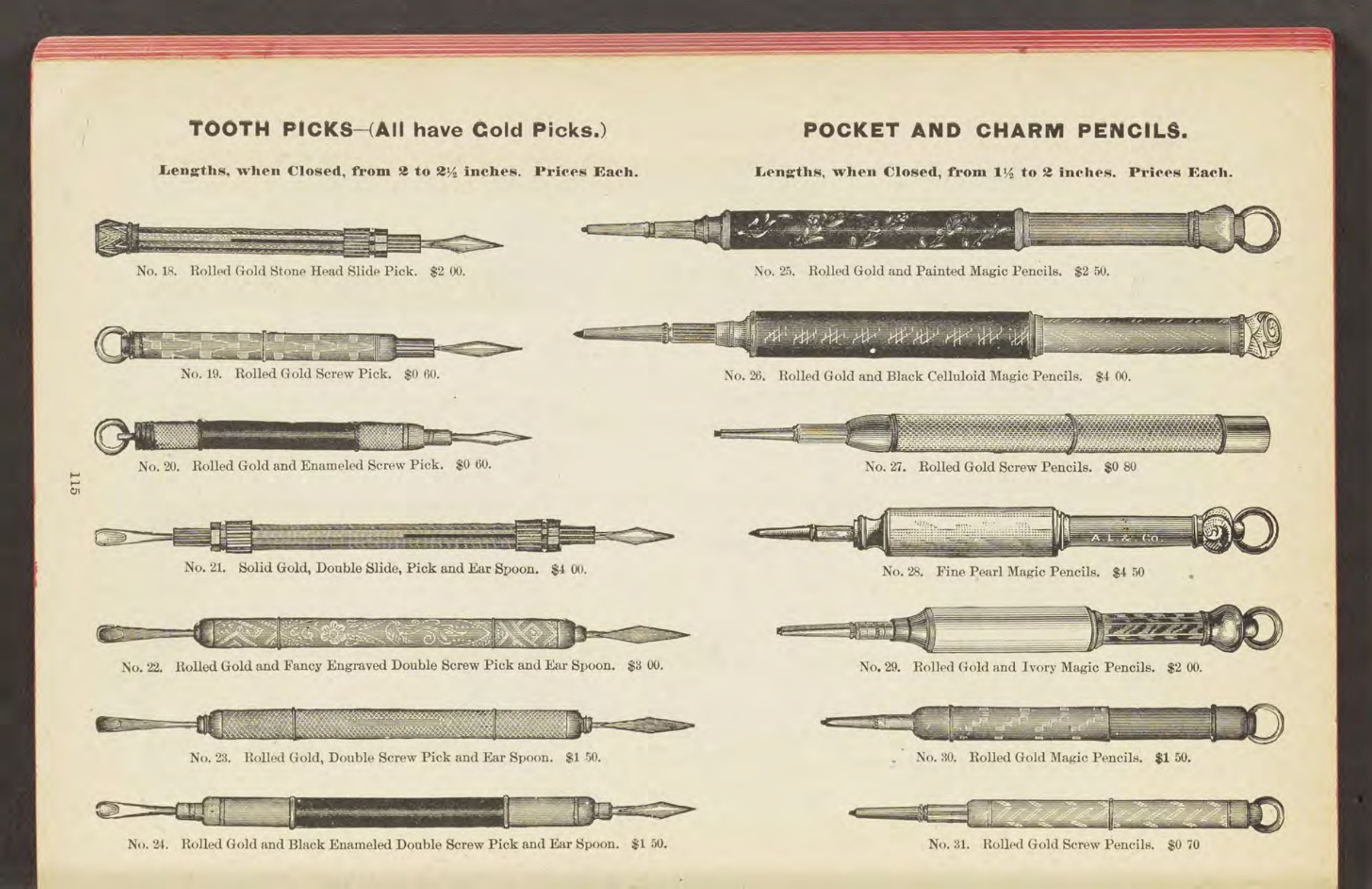 Original catalog page