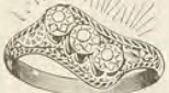 Catalog evidence for Cluster diamond ring · No. 229