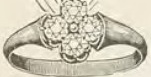 Catalog evidence for Cluster diamond ring · No. 234