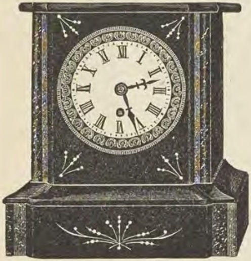 Catalog evidence for Clock / mantel ornament / musical box · No. 59