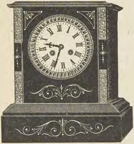 Catalog evidence for Clock / mantel ornament / musical box · No. 61