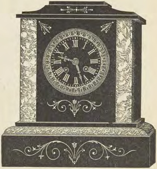 Catalog evidence for Clock / mantel ornament / musical box · No. 62