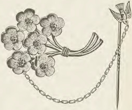 Catalog evidence for Lace / shawl pin · No. 191