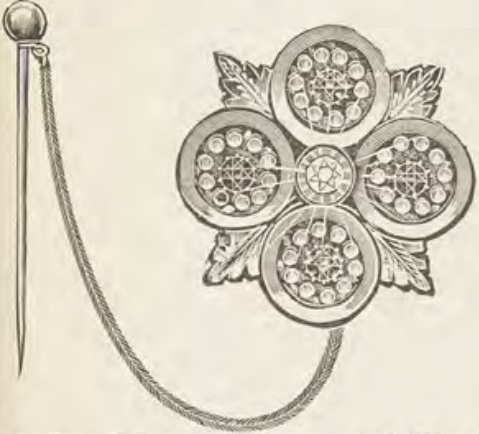 Catalog evidence for Lace / shawl pin · No. 201