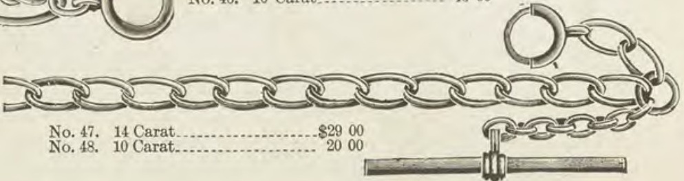 Catalog evidence for Watch / neck chain · No. 47