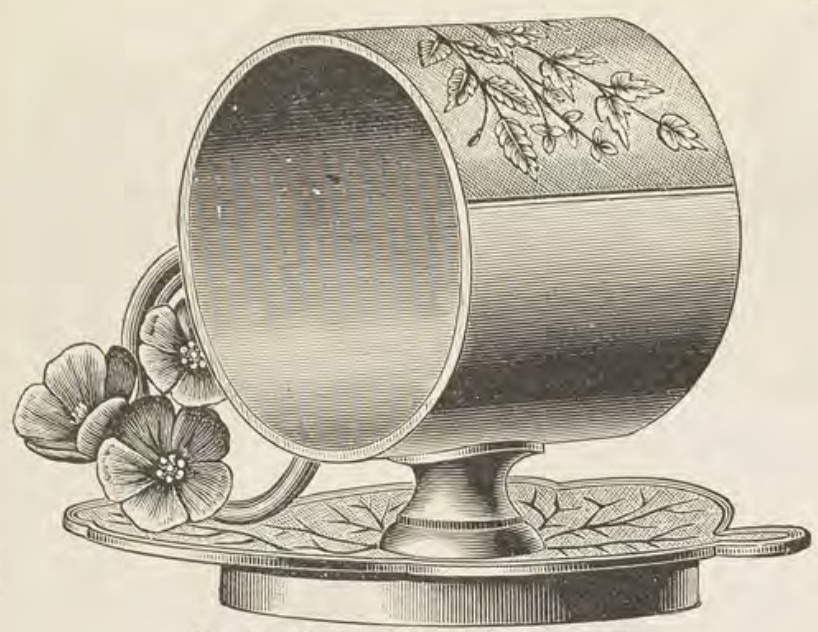 Catalog evidence for Napkin ring · No. 168