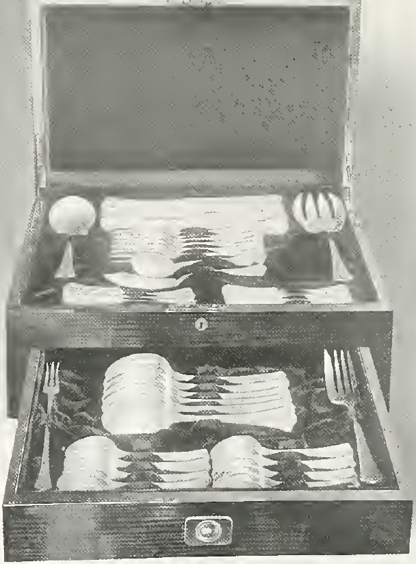 Catalog evidence for Silver storage chest / furniture · No. 121