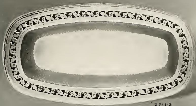 Catalog evidence for Basket / tray / serving ware · No. 2711-3