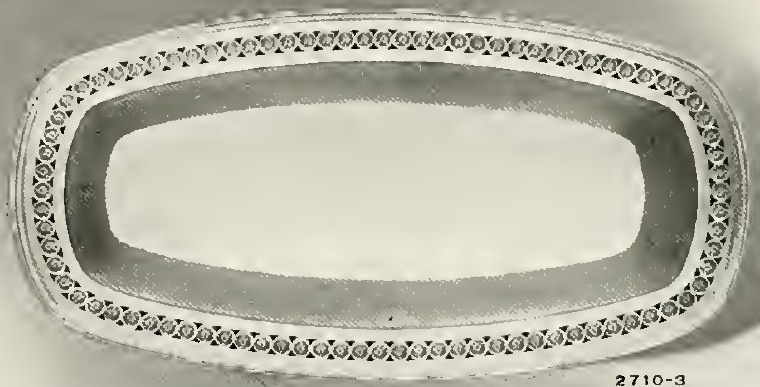 Catalog evidence for Basket / tray / serving ware · No. 2710-3
