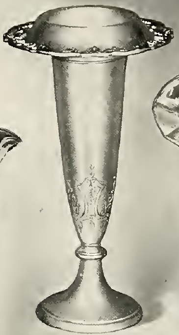 Catalog evidence for Decorative silver / vase / centerpiece · 2-03-1 Hlamdl chased. Height, 8 inches: foish