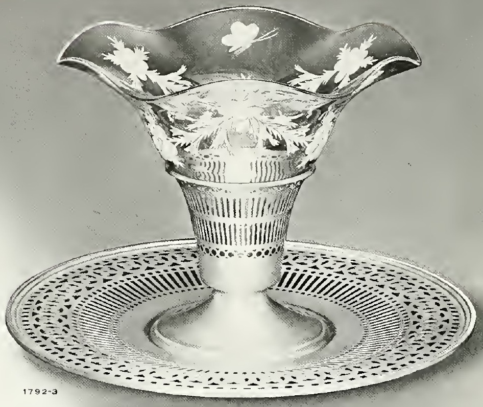 Catalog evidence for Decorative silver / vase / centerpiece · No. 1702-3