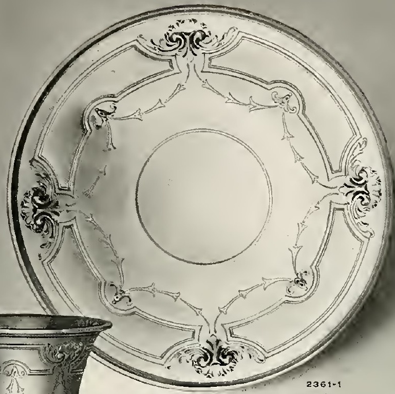 Catalog evidence for Decorative silver / vase / centerpiece · No. 2361-1
